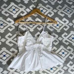 ZARA Tank Top WHITE NEW w/ Tags still on